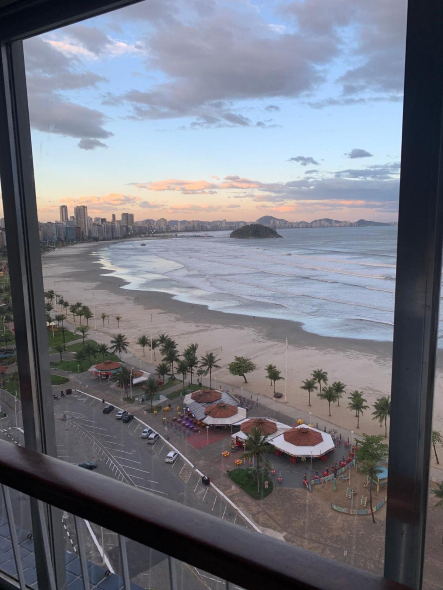 Appartement Apto Antigo Frente Mar Para Alugar à São Vicente Extérieur photo